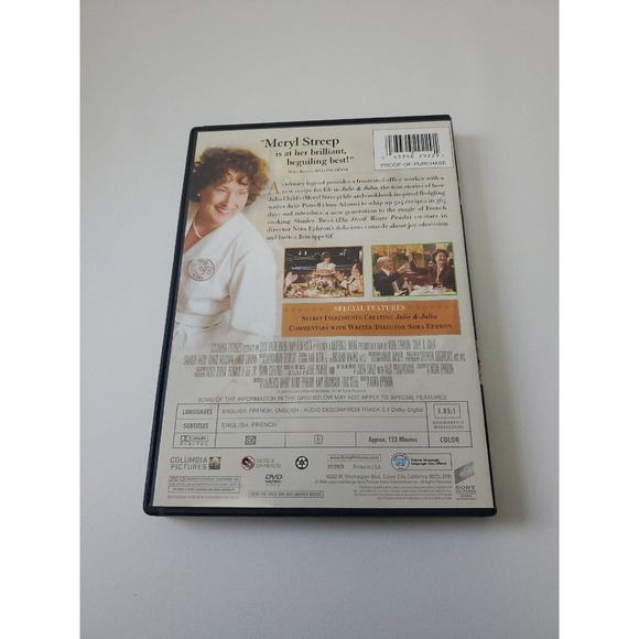 Julie and Julia (DVD, 2009) Meryl Streep & Amy Adams - Picture 2 of 4